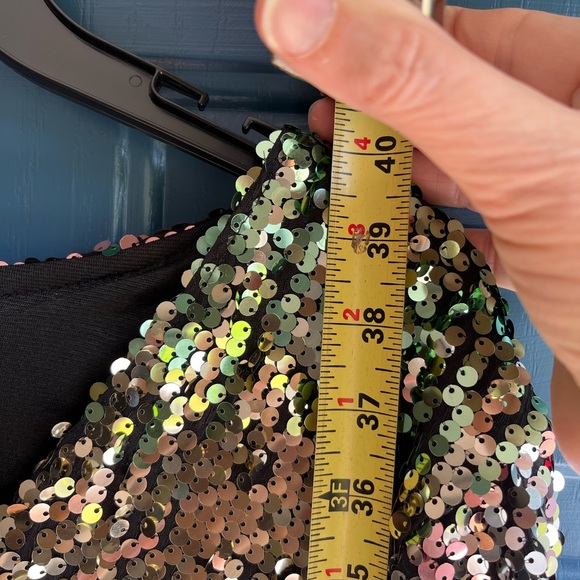 “A Coat of Many Colors”, Sequined party jacket Sz XXL - Picture 12 of 12